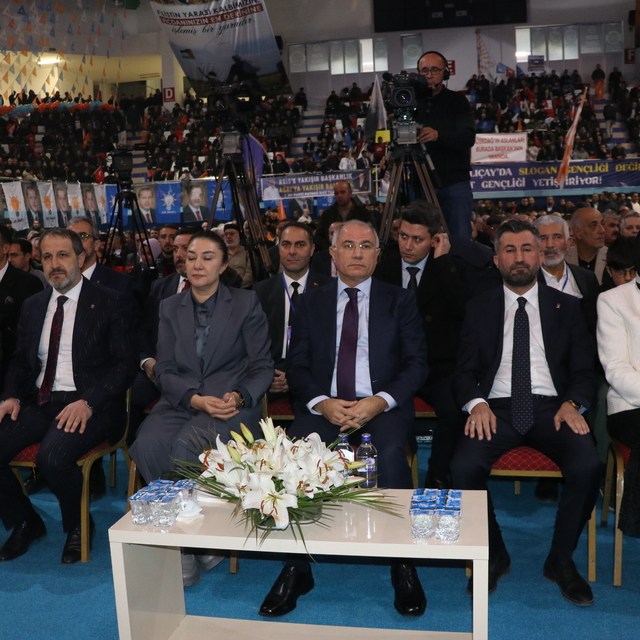 AK Parti Genel Başkanvekili Ala, partisinin Ağrı 8. Olağan İl Kongresi'nde...