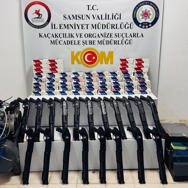 Samsun'da kaçakçılık operasyonunda 2 şüpheli yakalandı