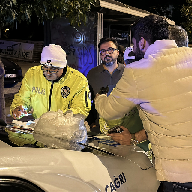 Adana'da dron destekli trafik denetimi yapıldı