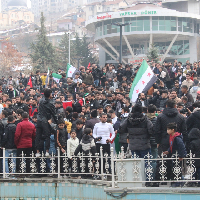 Malatya'daki Suriyeliler kutlama yaptı