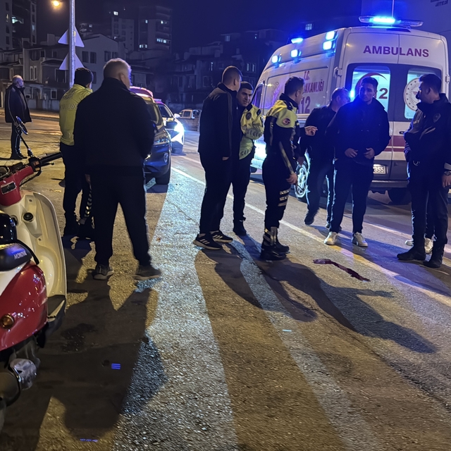 Edirne'de devrilen motosikletin sürücüsü ağır yaralandı