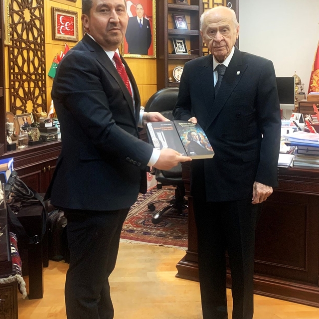 TYB Başkanı Arıcan, MHP Genel Başkanı Bahçeli'yi ziyaret etti