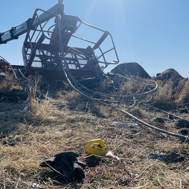 Şanlıurfa'da vincin devrilmesi sonucu 1 kişi öldü, 1 kişi yaralandı