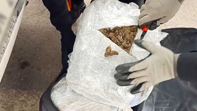 Malatya'da 16 kilo 300 gram skunk ele geçirildi