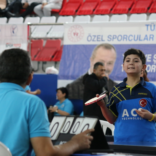 Özel Sporcular Türkiye Masa Tenisi Şampiyonası, Antalya'da sona erdi