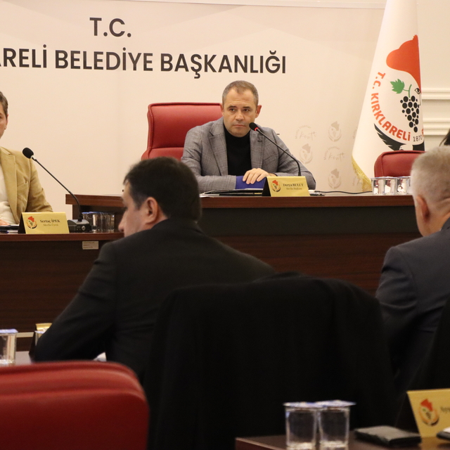 Kırklareli Belediyesi Meclisi toplantısı yapıldı