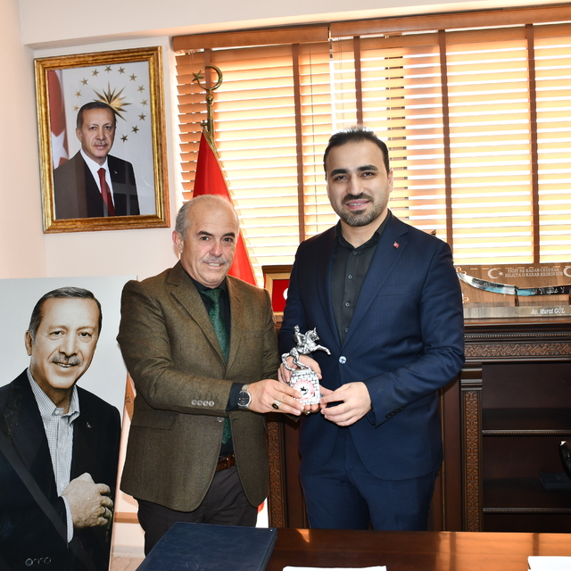 Kaymakam Kaya ve Belediye Başkanı Gül'e ziyaret