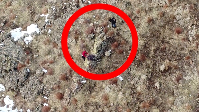 2 yaban keçisini avlayanlar dronla yakalandı, 1 milyon 327 bin lira ceza uygulandı