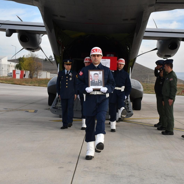 Şehit Teğmen Dağlı'nın cenazesi Merzifon'a getirildi