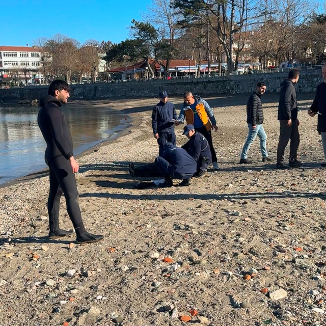 Amasra'da sit alanında detektörle dalış yapan amatör dalgıca gözaltı