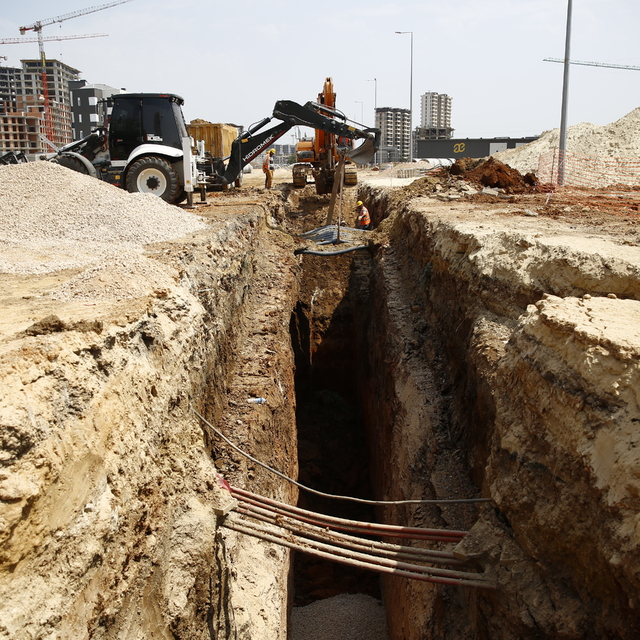 Antalya'da altyapı çalışmaları devam ediyor