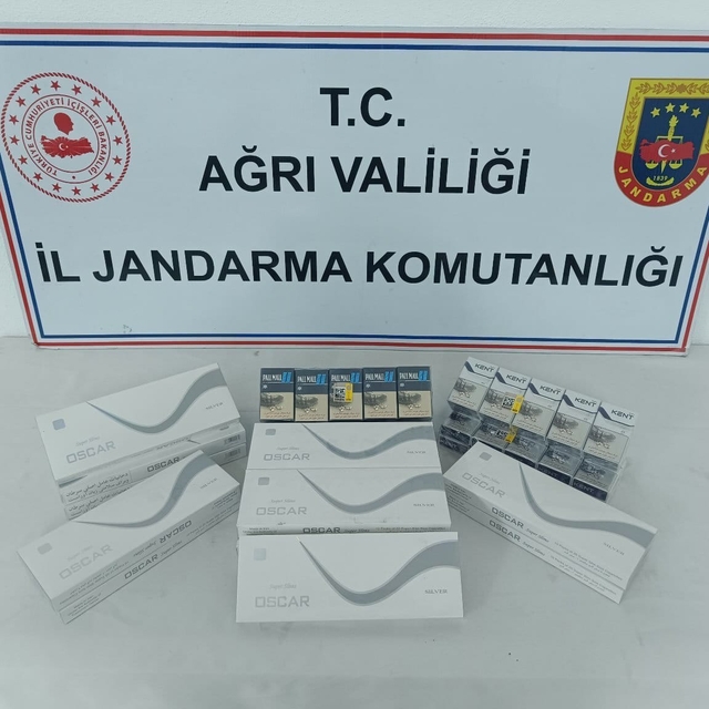 Ağrı'da 5 bin 435 paket gümrük kaçağı sigara ele geçirildi