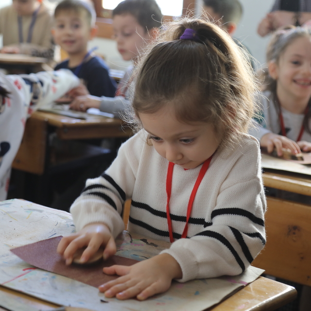 Çubuk'ta anaokulu öğrencilerine yönelik resim ve tasarım etkinliği düzenlen...