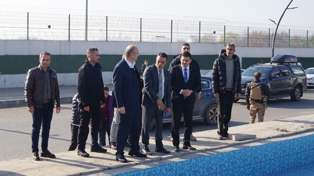 Batman Valisi Canalp Özgürlük Bulvarı'ndaki yenileme çalışmalarını denetledi