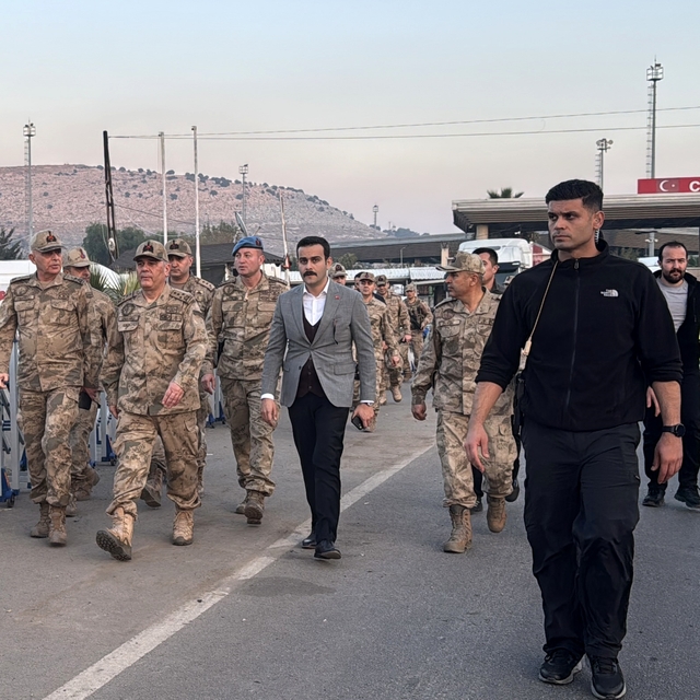 Jandarma Genel Komutanı Orgeneral Çardakcı, Cilvegözü Sınır Kapısı'nda ince...