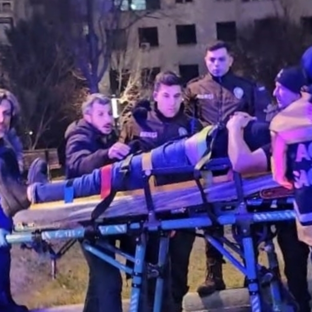 Çorum'da bir kişi darbedilmesi sonucu yaralandı