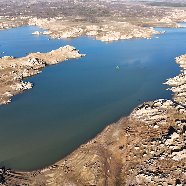 Kırklareli'nde Kayalıköy Barajı'nın doluluk oranı yüzde 13'e düştü
