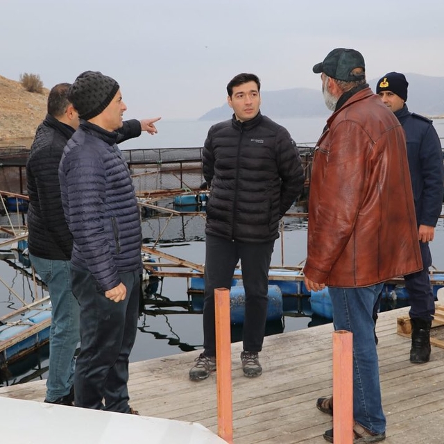 Keban Kaymakamı Atalık'tan alabalık üretim tesisini ziyaret