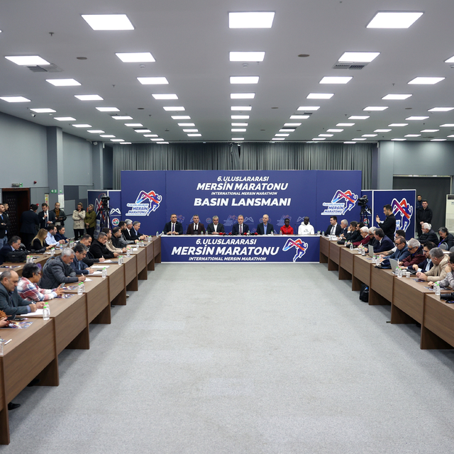 Uluslararası Mersin Maratonu'nun tanıtım toplantısı yapıldı