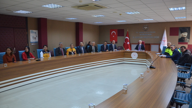 Karaman'da "Fermuar sistemi ile yaşama yol ver" kampanyası tanıtıldı