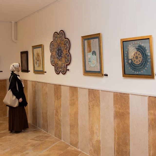 Konya'da Deveran Geleneksel Türk Sanatları Sergisi açıldı