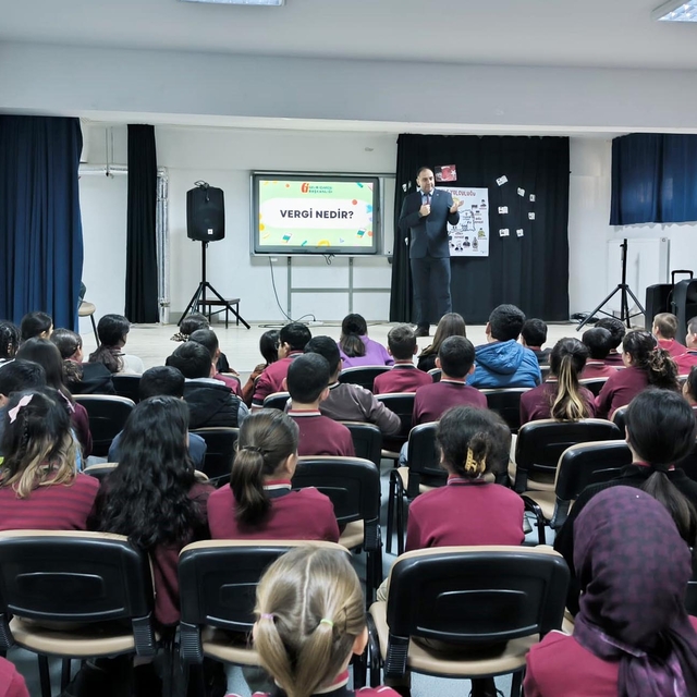 Sorgun'da öğrencilere vergi bilinci eğitimi verildi