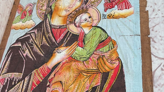 Nevşehir'de tarihi eser niteliğinde tablo ele geçirildi