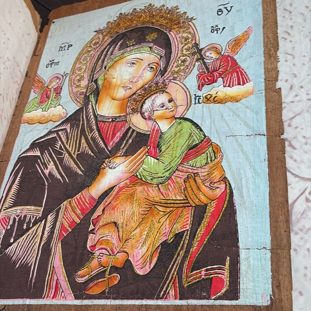 Nevşehir'de tarihi eser niteliğinde tablo ele geçirildi