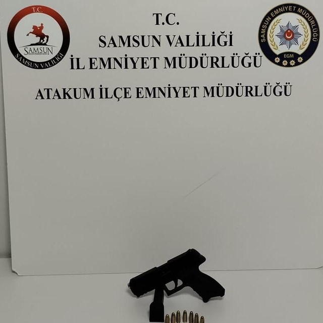 Samsun'da silahlı saldırı şüphelisi yakalandı