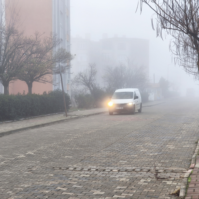 Edirne'de sis etkili oldu