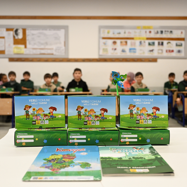 Tarım şehri Konya'nın çocukları çiftçiliği öğreniyor