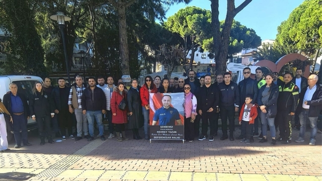 Seferihisar'da şehit polis memuru Mehmet Tozun için hayır yapıldı