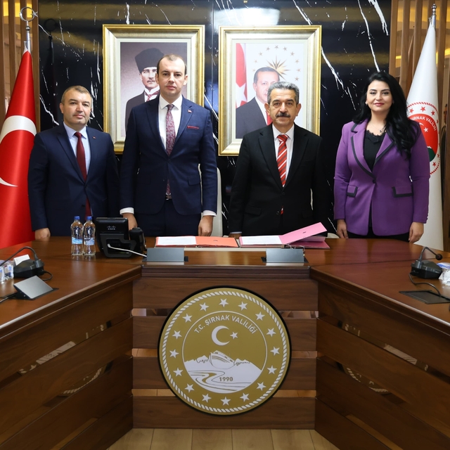 Şırnak'ta denetimli serbestlikteki hükümlülerin çalışmasına yönelik protoko...