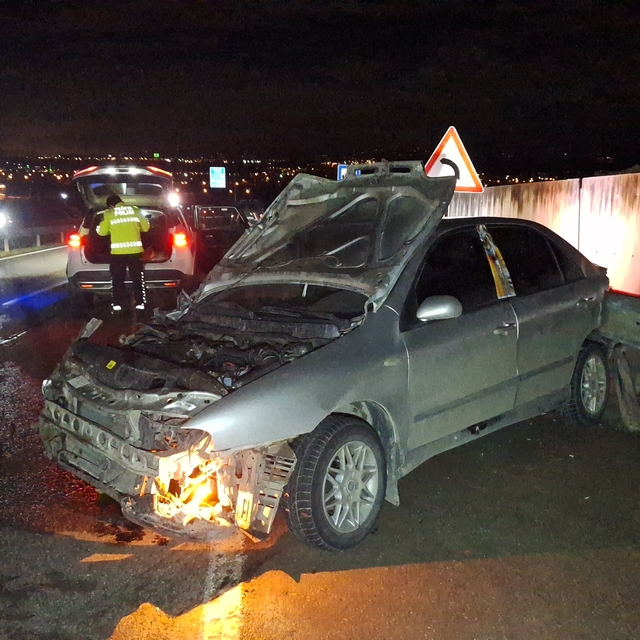 Samsun'da iki otomobilin çarpıştığı kazada bir kişi yaralandı