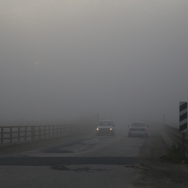 Hatay'da sis etkili oldu