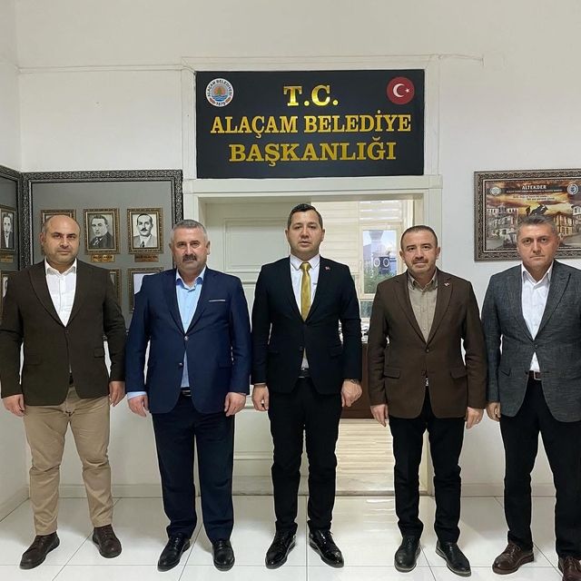 SASKİ Genel Müdürü Yanık'tan Alaçam Belediye Başkanı Özdemir'i ziyaret