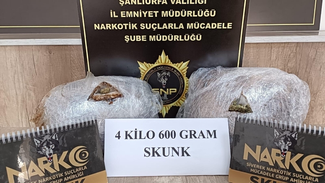 Şanlıurfa'da uyuşturucu operasyonunda 5 zanlı tutuklandı