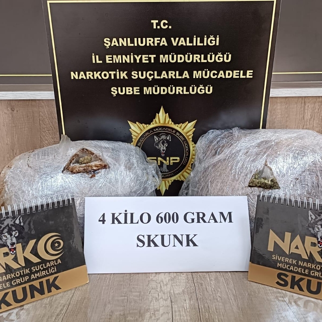 Şanlıurfa'da uyuşturucu operasyonunda 5 zanlı tutuklandı