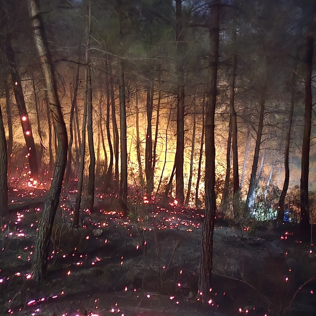 Adana'da orman yangını
