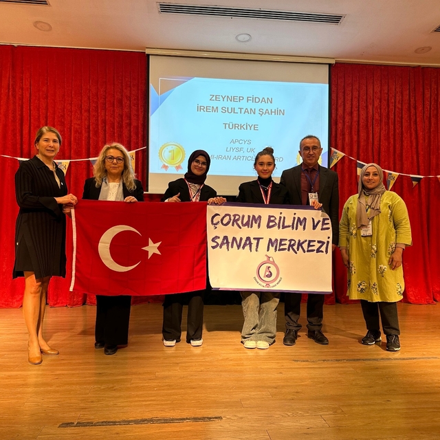 Çorum BİLSEM öğrencileri IISEEF'te birinci oldu
