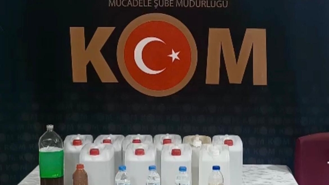 Amasya'da sahte içki operasyonunda yakalanan 2 zanlı tutuklandı