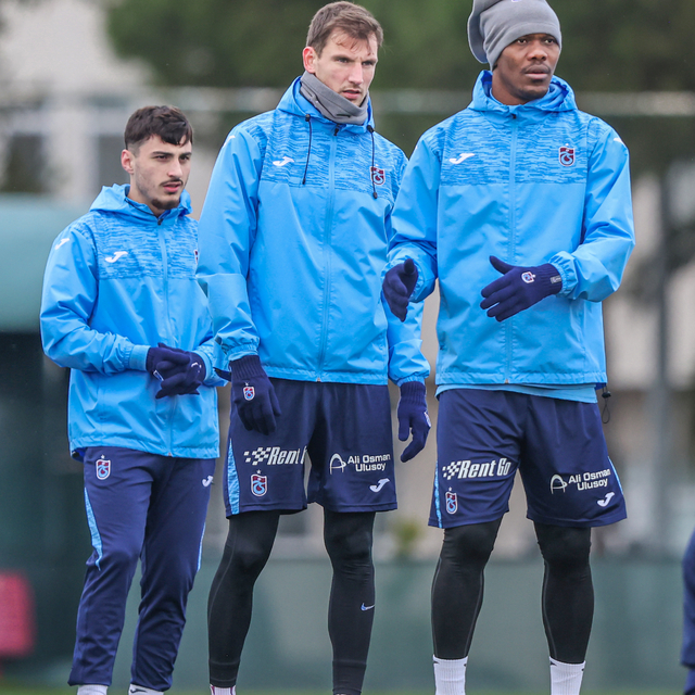 Trabzonspor, Galatasaray maçının hazırlıklarını sürdürdü
