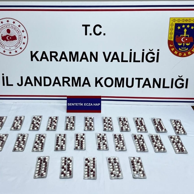 Karaman'da uyuşturucu operasyonunda 1 şüpheli yakalandı