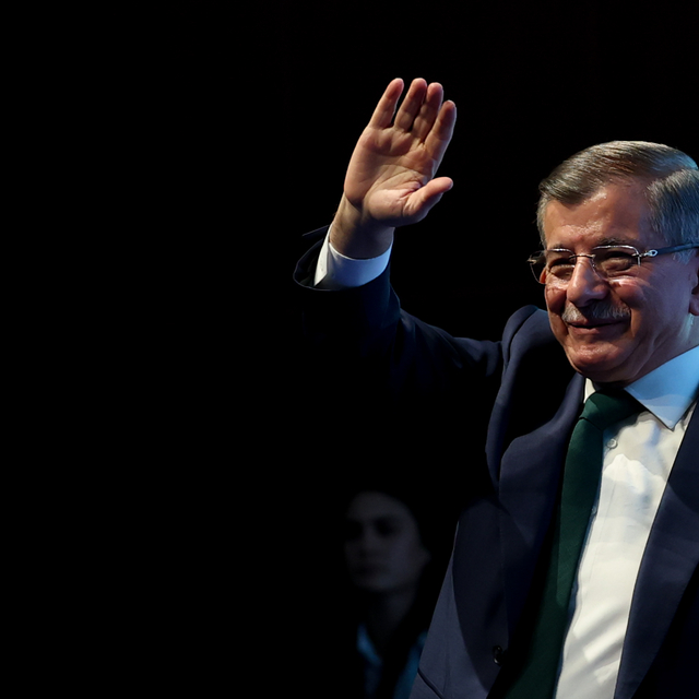 Gelecek Partisi Genel Başkanı Davutoğlu, partisinin 5. kuruluş yıl dönümünd...