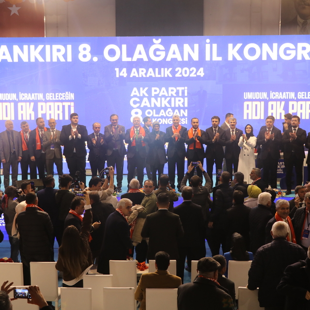 AK Parti Genel Başkan Yardımcısı Uygur, AK Parti Çankırı İl Kongresi'nde ko...