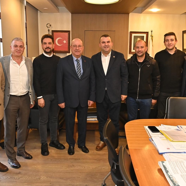 Türkiye Yelken Federasyonu Tekirdağ Temsilcisi Uzel'den Başkan Nallar'a ziy...