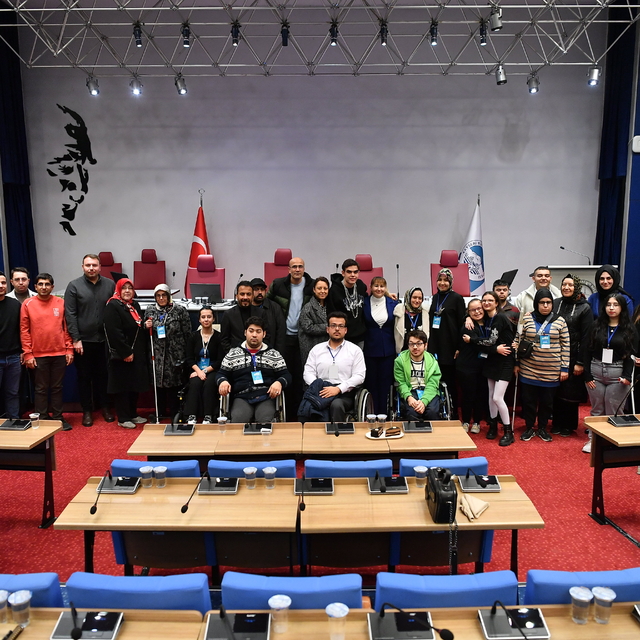 Özel bireyler Büyükşehir Belediyesinde iş deneyimi yaşadı