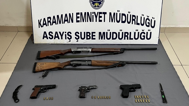 Karaman'da çeşitli suçlardan aranan 40 kişi yakalandı