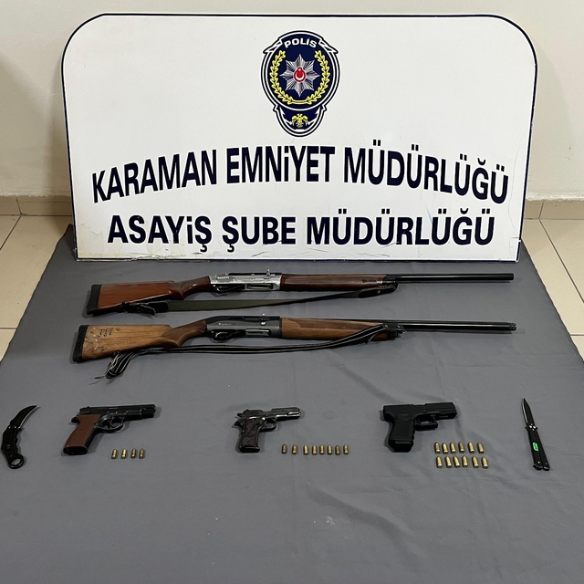 Karaman'da çeşitli suçlardan aranan 40 kişi yakalandı