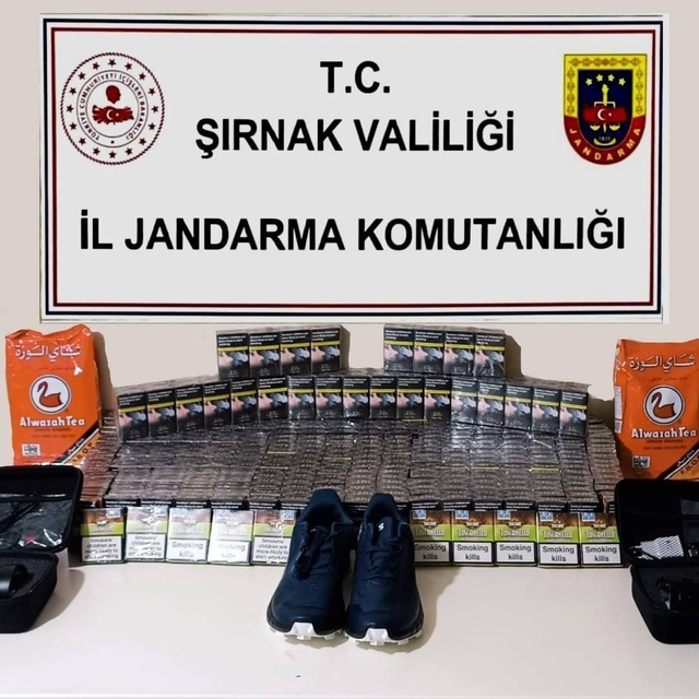 Şırnak'ta kaçakçılık operasyonlarında 20 şüpheli hakkında işlem yapıldı